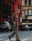 Étienne French Linen Shirt (Espresso Brown)