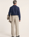 Étienne French Linen Shirt (Blue Navy)