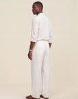 Alessio Linen-Viscose Pleated Trousers