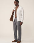 Riviera Pure Linen Hooded Jacket