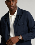 Adrien Silk-Linen Safari Jacket
