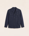 Adrien Silk-Linen Safari Jacket