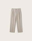 Aurelio Washed Linen Pleated Trousers