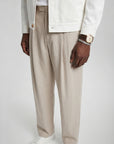 Gaspard Relaxed Pleated Trousers