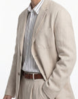 Aurelio Washed Linen Blazer