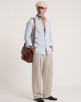 Étienne French Linen Shirt (Sky Blue)