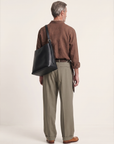 Étienne French Linen Shirt (Espresso Brown)