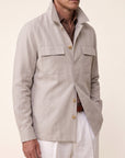 Sébastien Silk-Linen Overshirt