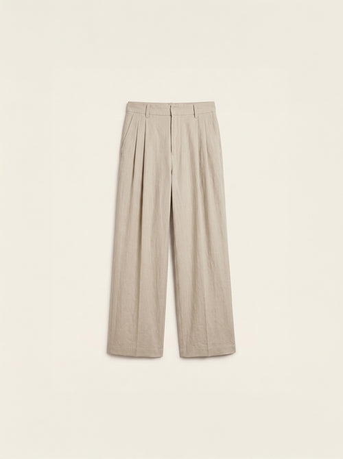 Gaspard Relaxed Pleated Trousers