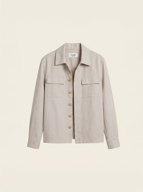 Sébastien Silk-Linen Overshirt