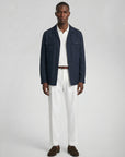 Adrien Silk-Linen Safari Jacket