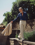 Étienne French Linen Shirt (Blue Navy)