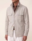 Sébastien Silk-Linen Overshirt