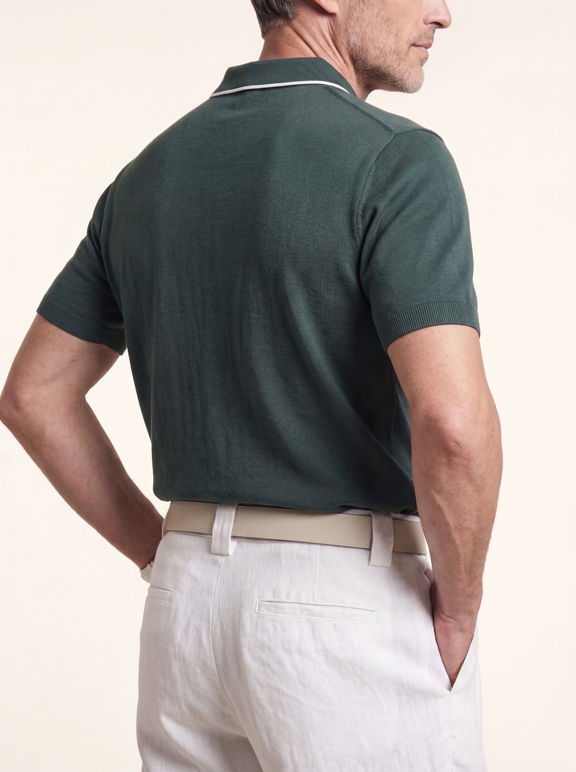 The Riviera Double-Knit Polo