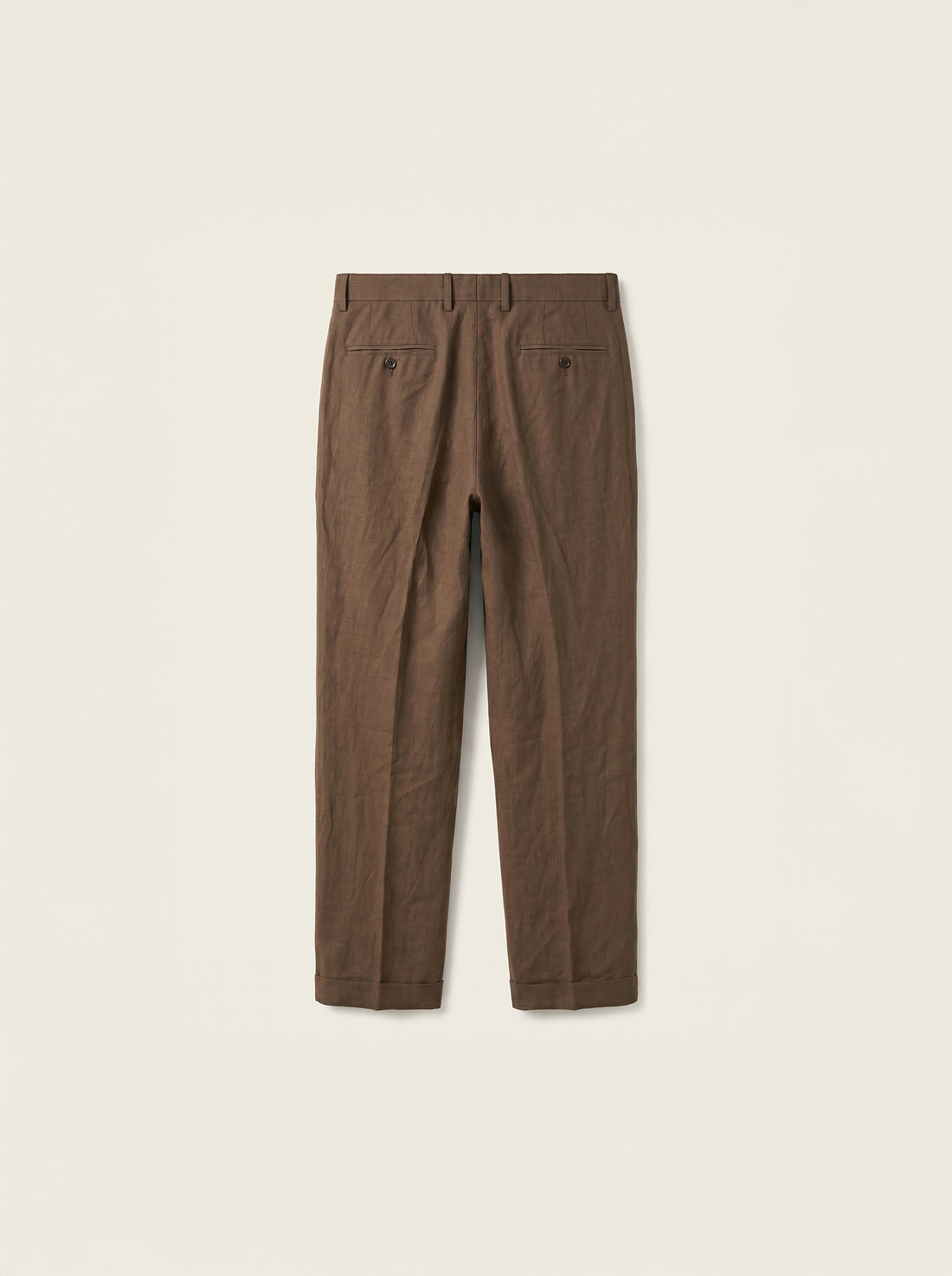 Lorenzo Linen Pleated Trousers