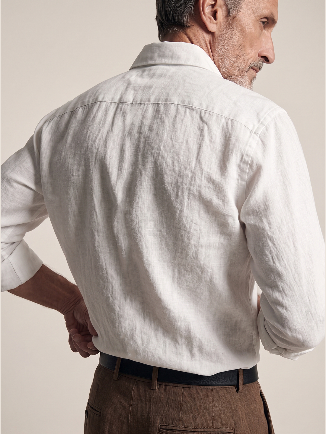 Étienne French Linen Shirt (Milk White)