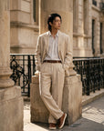 Aurelio Washed Linen Blazer