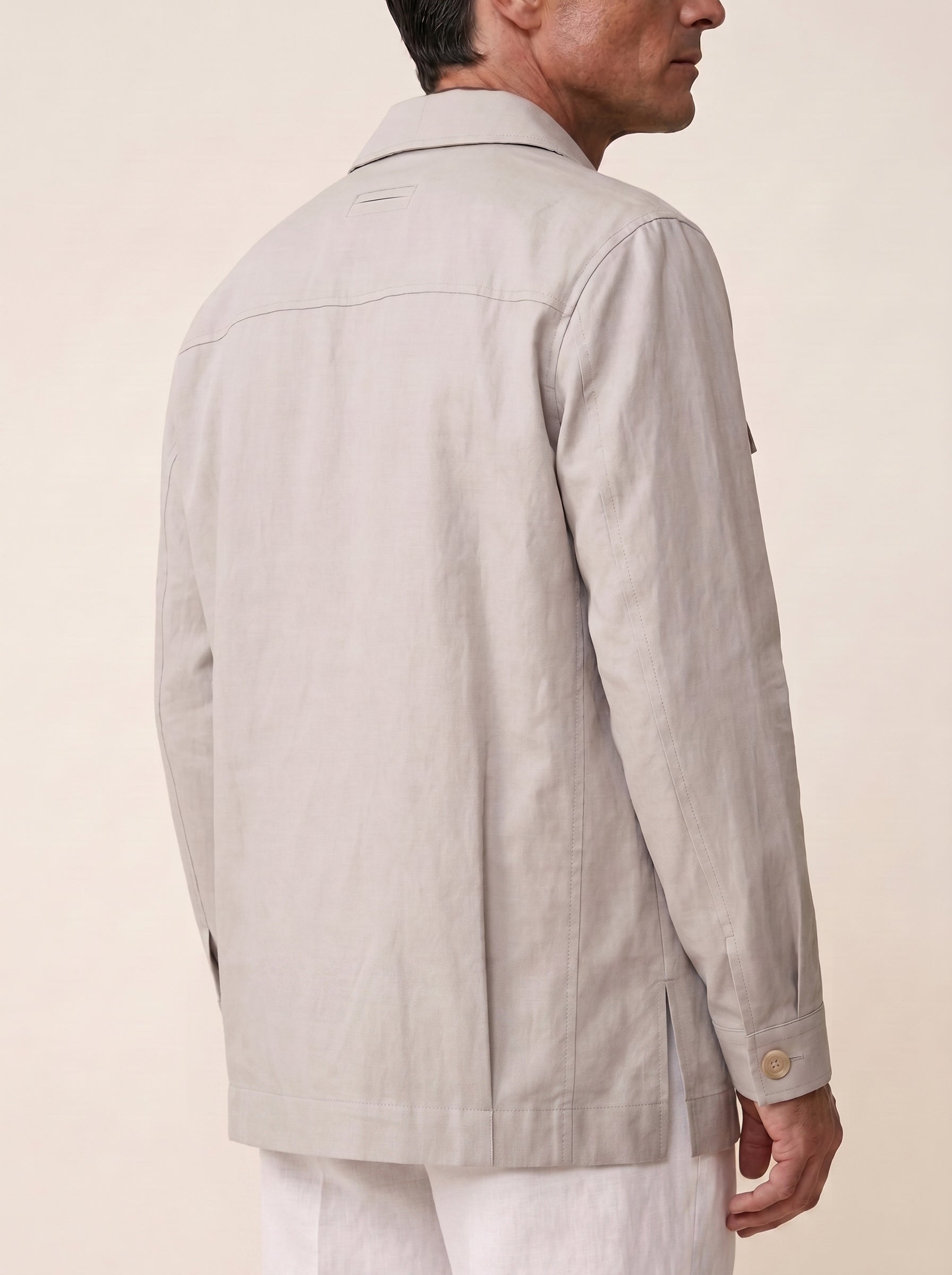 Sébastien Silk-Linen Overshirt