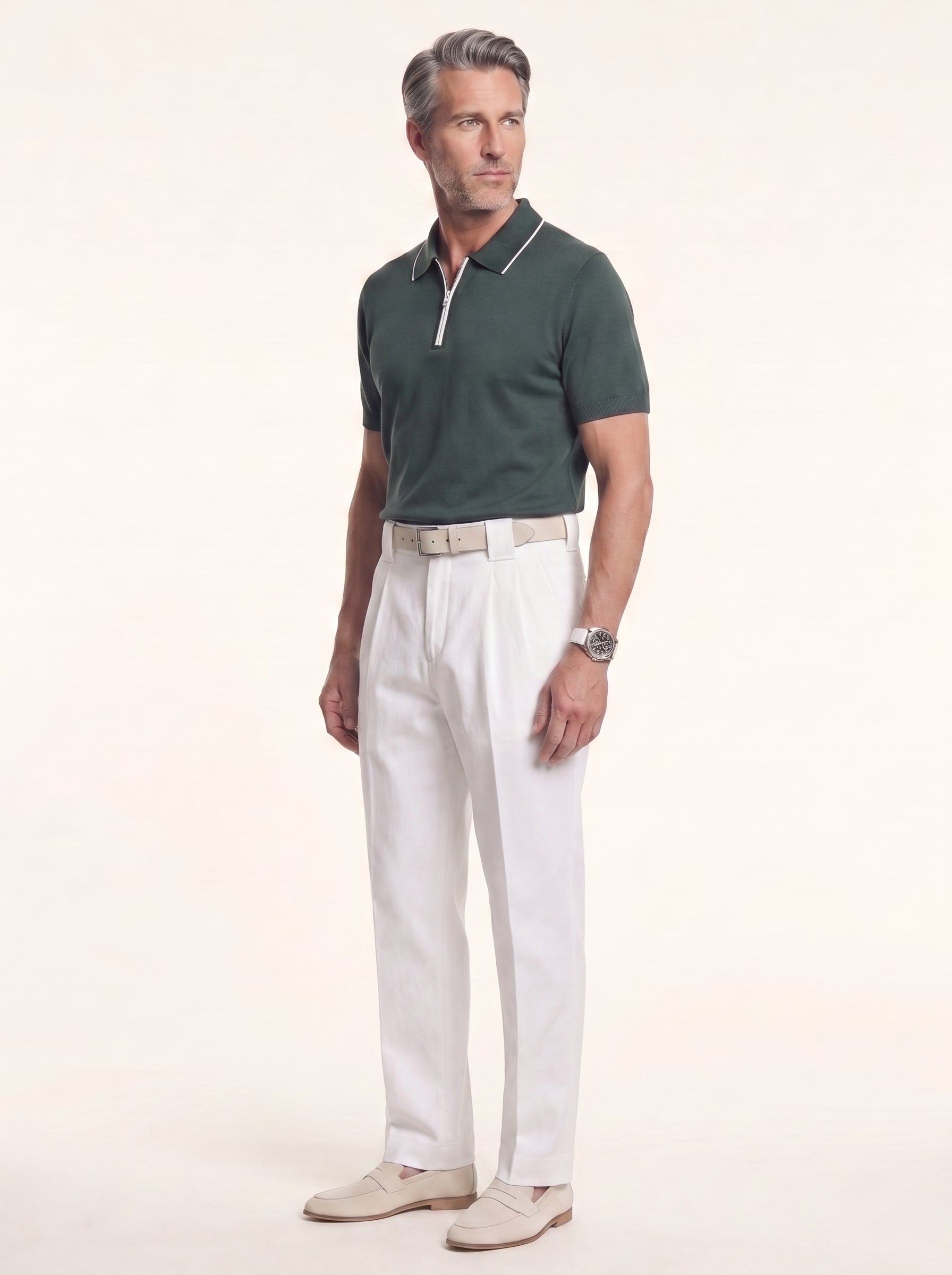 The Riviera Double-Knit Polo
