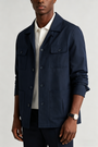 Adrien Silk-Linen Safari Jacket