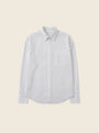 Luca Hidden-Placket Stripe Shirt
