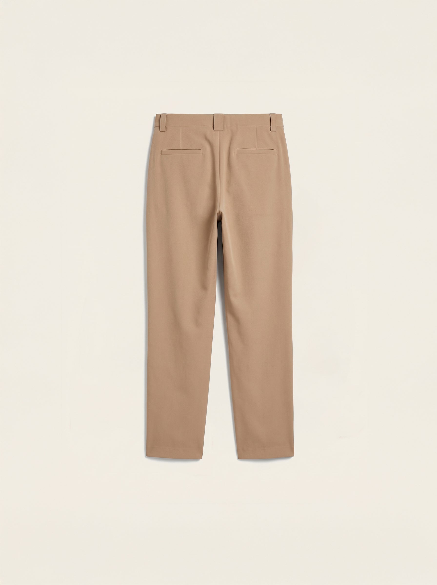Arden Cotton-Lyocell Tailored Trousers (Sandstone)