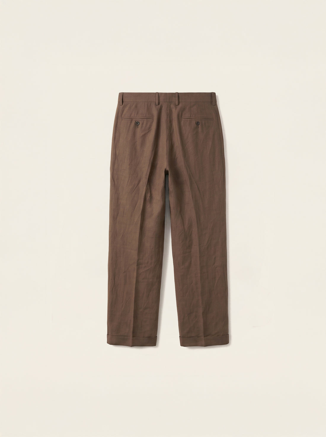 Lorenzo Linen Pleated Trousers