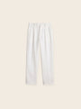 Alessio Linen-Viscose Pleated Trousers