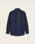 Étienne French Linen Shirt (Blue Navy)