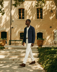 Adrien Silk-Linen Safari Jacket
