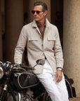 Sébastien Silk-Linen Overshirt